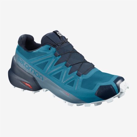 Salomon SPEEDCROSS 5 Mens Trail Running Shoes Blue | Salomon South Africa